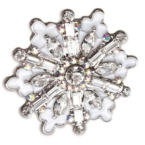 Ritzy Couture Winte Snowflake Ring (Silvertone)